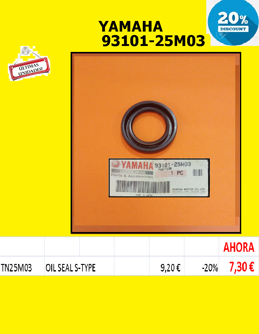 YAMAHA-93101-25M03